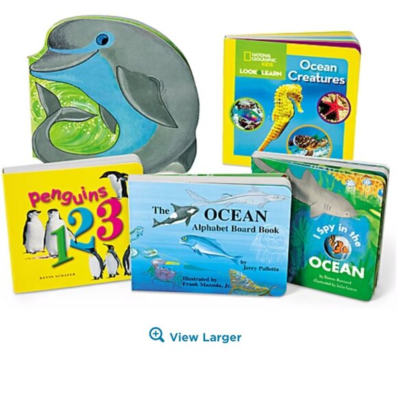 Lakeshore Learning Other - Ocean Themed Children's Board Books Lakeshore Learning - Pack of 5
